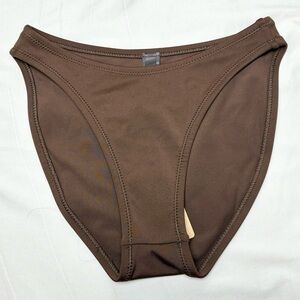 SKIMS Shaping Swim Dipped Cocoa Bikini Bottom